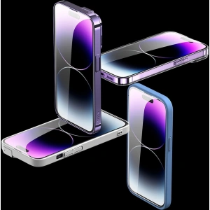 Hurtownia GSM - Sticlă securizată Baseus Anti Blue Light 0.3mm Glass Apple iPhone 14 Pro cu filtru antipraf + ramă de montaj - BSU4366 - {ean13} - Hurt