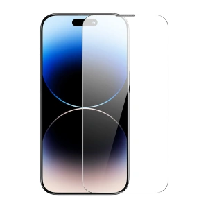 Hurtownia GSM - Gehärtetes Glas Baseus 0.3mm Glas Apple iPhone 14 Pro Max mit Staubfilter + Montage-Rahmen - BSU4367 - {ean13} - Hurt