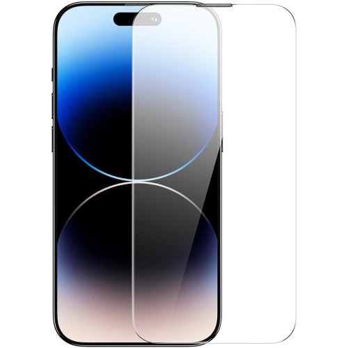 Hurtownia Baseus - 6932172623517 - BSU4367 - Szkło hartowane Baseus 0.3mm Glass Apple iPhone 14 Pro Max z filtrem przeciwpyłowym + ramka montażowa - B2B homescreen