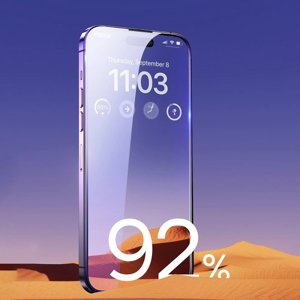 Hurtownia GSM - Szkło hartowane Baseus 0.3mm Glass Apple iPhone 14 Pro Max z filtrem przeciwpyłowym + ramka montażowa - BSU4367 - {ean13} - Hurt