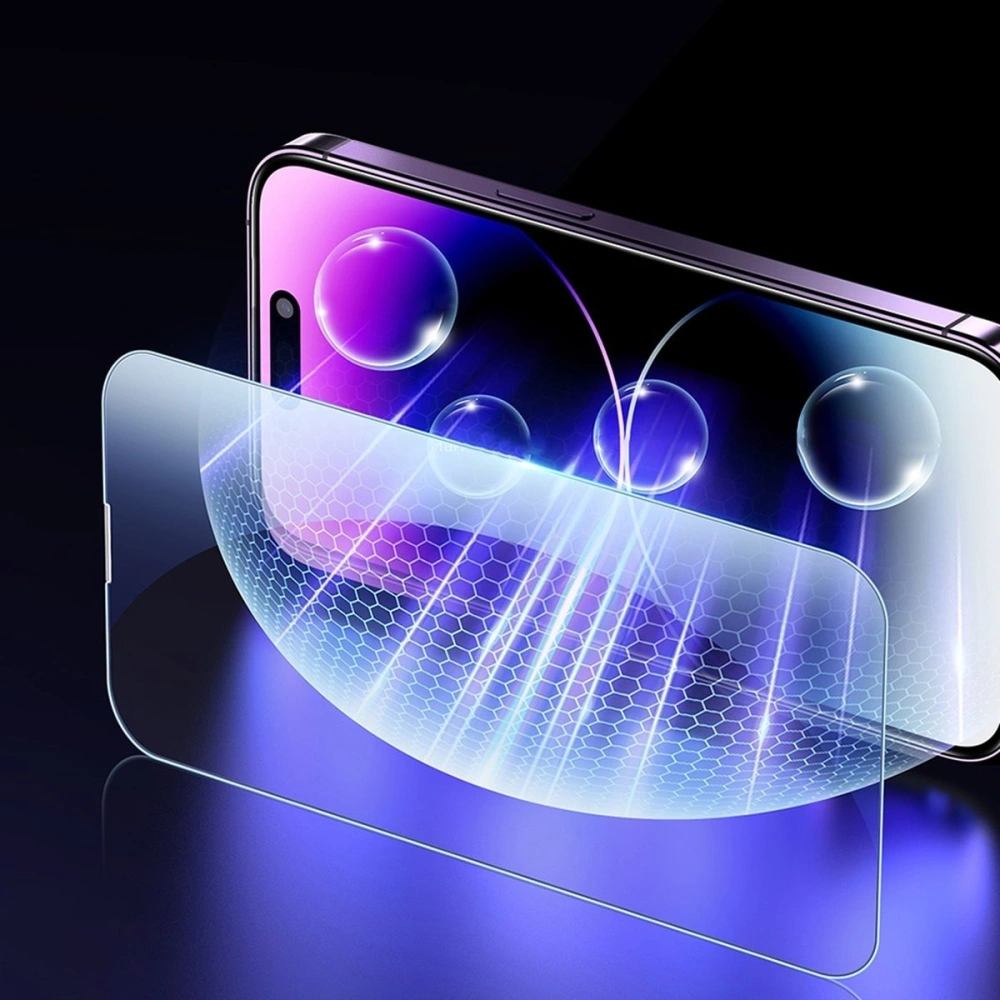 Hurtownia GSM - Tvrzené sklo Baseus 0.3mm Glass Apple iPhone 14 Pro Max s filtrem proti prachu + montážní rámeček - BSU4367 - {ean13} - Hurt