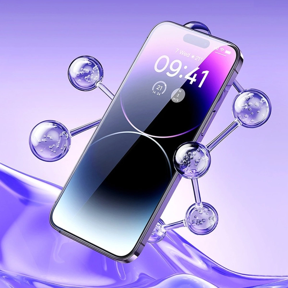 Hurtownia GSM - Sticlă securizată Baseus 0.3mm Glass Apple iPhone 14 Pro Max cu filtru antipraf + cadru de montaj - BSU4367 - {ean13} - Hurt