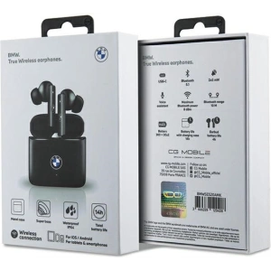 Wholesale BMW BMWSES20AMK TWS Earphones Bluetooth black Signature - BMW471 - {ean13} - Hurt
