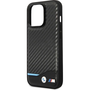 Etui BMW BMHCP13L22NBCK Apple iPhone 13 Pro czarny/black hardcase Leather Carbon