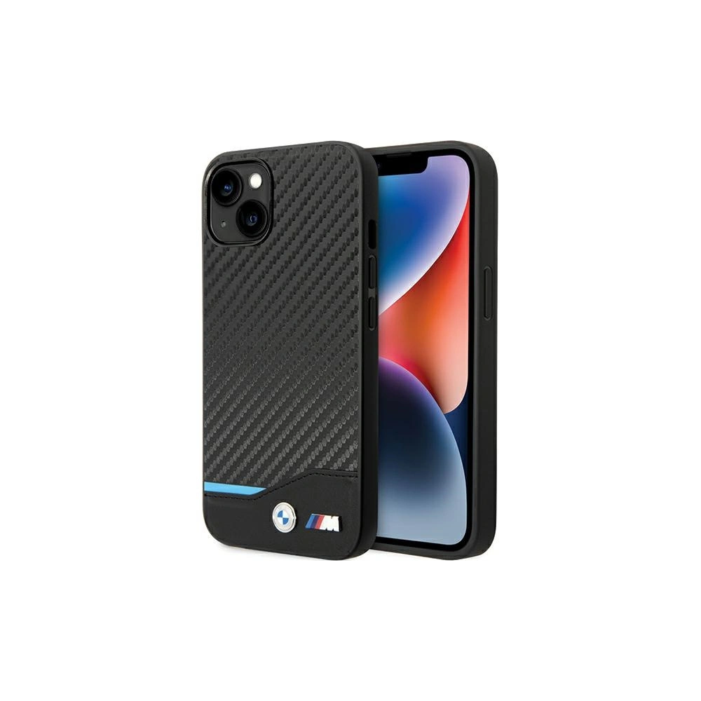 Hurtownia GSM - Etui BMW BMHCP13M22NBCK Apple iPhone 13 czarny/black Leather Carbon - BMW474 - {ean13} - Hurt