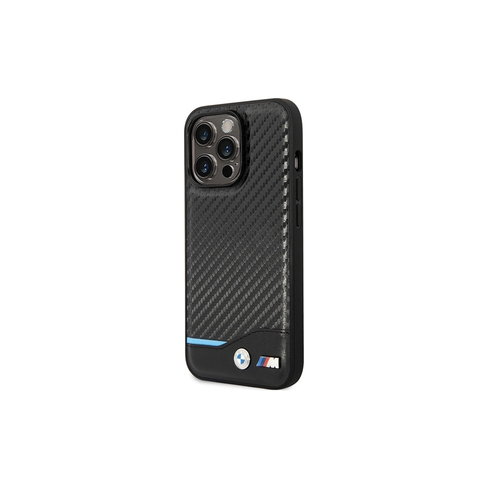 Hurtownia GSM - Etui BMW BMHCP13X22NBCK Apple iPhone 13 Pro Max černý/black hardcase Leather Carbon - BMW475 - {ean13} - Hurt