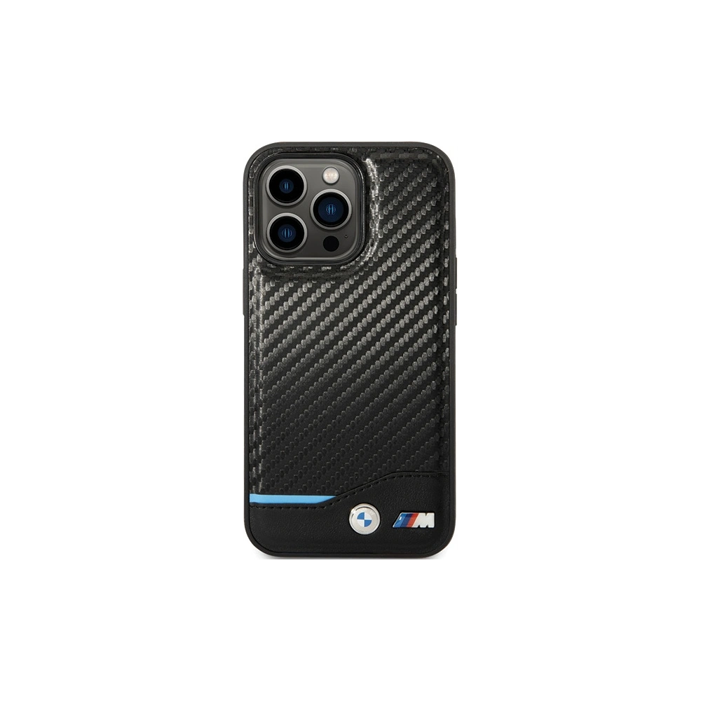 Hurtownia GSM - Etui BMW BMHCP13X22NBCK Apple iPhone 13 Pro Max černý/black hardcase Leather Carbon - BMW475 - {ean13} - Hurt