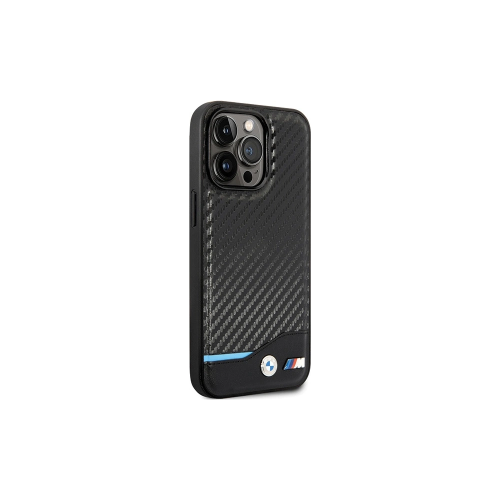 Hurtownia GSM - Etui BMW BMHCP13X22NBCK Apple iPhone 13 Pro Max černý/black hardcase Leather Carbon - BMW475 - {ean13} - Hurt
