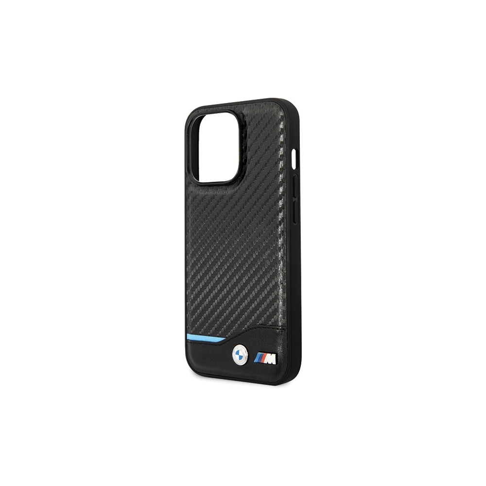 Hurtownia GSM - Etui BMW BMHCP13X22NBCK Apple iPhone 13 Pro Max černý/black hardcase Leather Carbon - BMW475 - {ean13} - Hurt