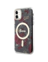Wholesale Guess GUHMN61HCFWSA Apple iPhone 11/XR khaki hardcase Flower MagSafe - GUE2619 - {ean13} - Hurt