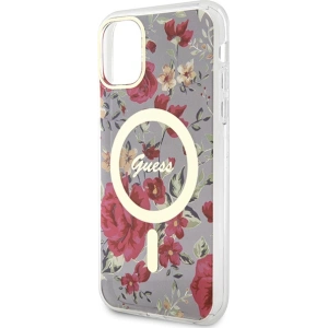 Hurtownia GSM - Etui Guess GUHMN61HCFWSA Apple iPhone 11/XR verde/khaki hardcase Flower MagSafe - GUE2619 - {ean13} - Hurt