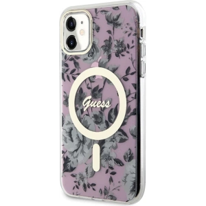 Hurtownia GSM - Etui Guess GUHMN61HCFWSP Apple iPhone 11/XR roz/roz hardcase Flower MagSafe - GUE2620 - {ean13} - Hurt