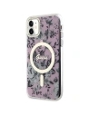 Wholesale Guess GUHMN61HCFWSP Apple iPhone 11/XR pink hardcase Flower MagSafe - GUE2620 - {ean13} - Hurt