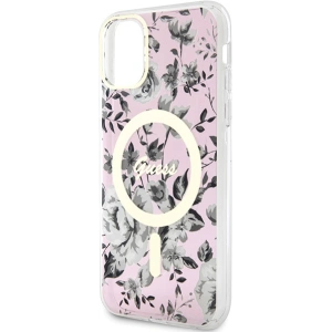 Hurtownia GSM - Etui Guess GUHMN61HCFWSP Apple iPhone 11/XR roz/roz hardcase Flower MagSafe - GUE2620 - {ean13} - Hurt