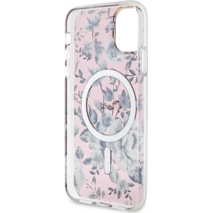 Wholesale Guess GUHMN61HCFWSP Apple iPhone 11/XR pink hardcase Flower MagSafe - GUE2620 - {ean13} - Hurt