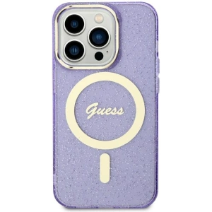 Hurtownia GSM - Etui Guess GUHMN61HCMCGU Apple iPhone 11/XR purpuriu/purple hardcase Glitter Gold MagSafe - GUE2623 - {ean13} - Hurt