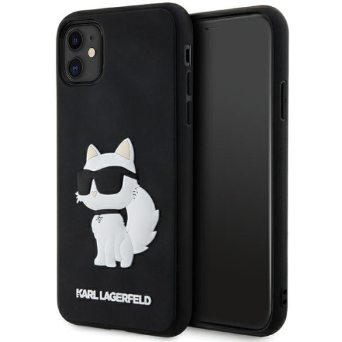 Hurtownia Karl Lagerfeld - 3666339127879 - KLD1587 - Etui Karl Lagerfeld KLHCN613DRKHNK Apple iPhone 11/XR czarny/black hardcase Rubber Choupette 3D - B2B homescreen