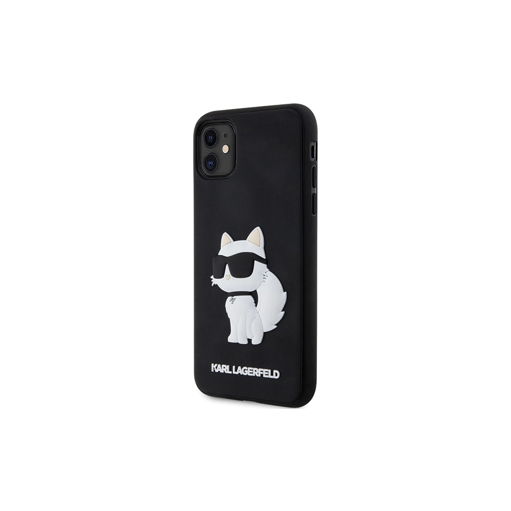 Hurtownia GSM - Etui Karl Lagerfeld KLHCN613DRKHNK Apple iPhone 11/XR negru/black hardcase Rubber Choupette 3D - KLD1587 - {ean13} - Hurt