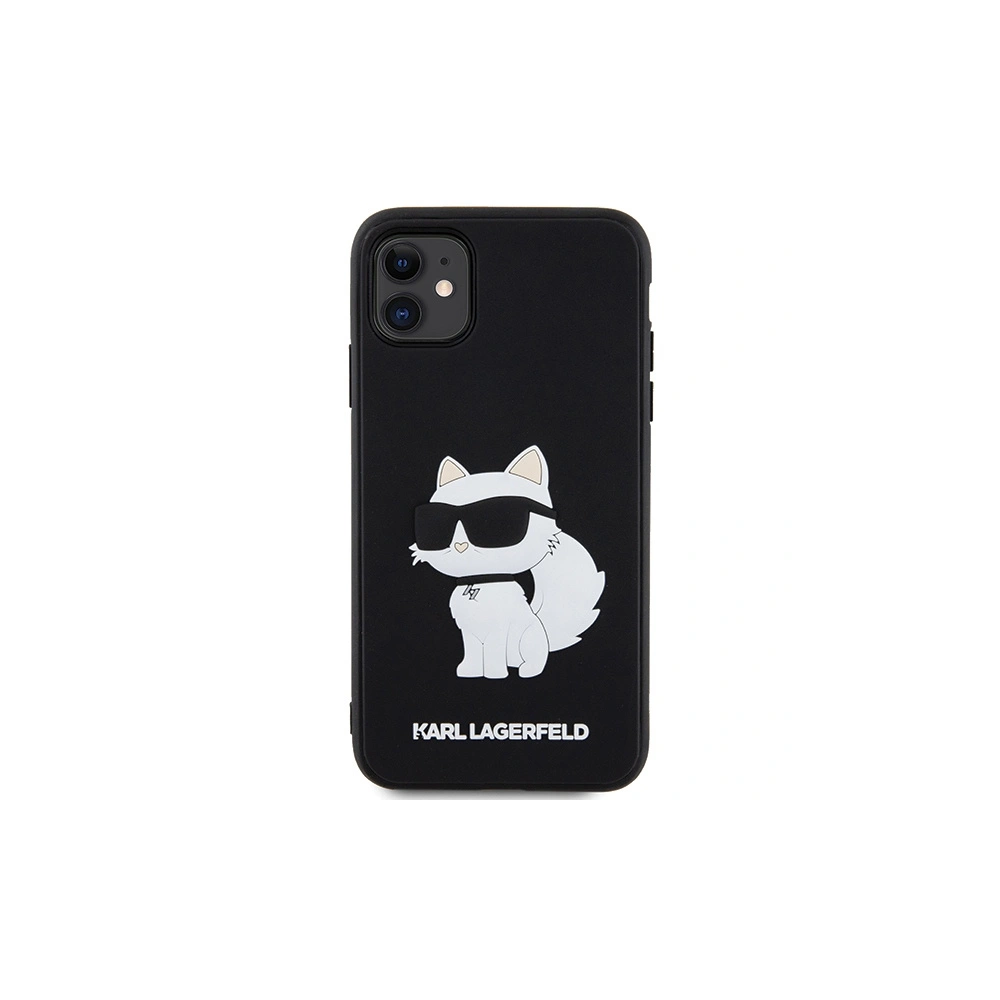 Hurtownia GSM - Etui Karl Lagerfeld KLHCN613DRKHNK Apple iPhone 11/XR negru/black hardcase Rubber Choupette 3D - KLD1587 - {ean13} - Hurt