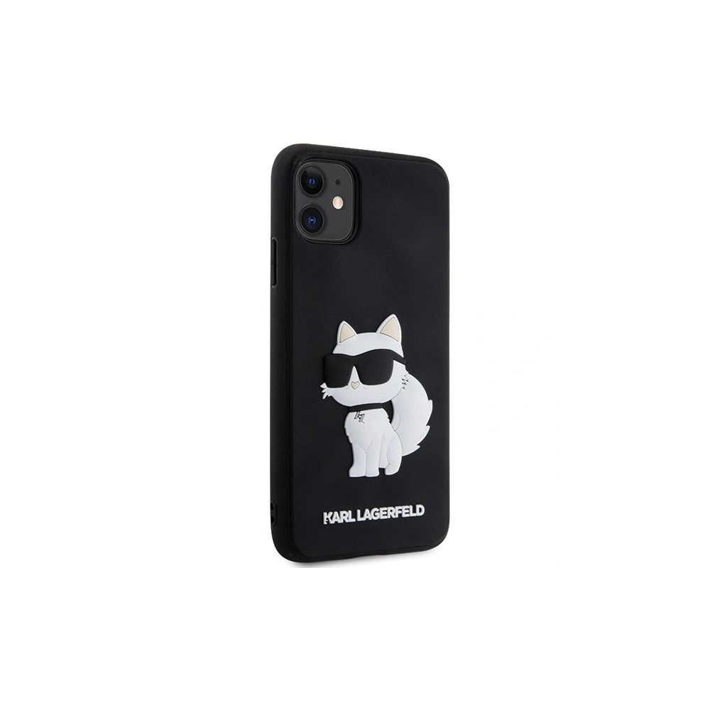 Hurtownia GSM - Etui Karl Lagerfeld KLHCN613DRKHNK Apple iPhone 11/XR negru/black hardcase Rubber Choupette 3D - KLD1587 - {ean13} - Hurt