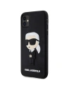 Hurtownia GSM - Etui Karl Lagerfeld KLHCN613DRKINK Apple iPhone 11/XR schwarz/black hardcase Rubber Ikonik 3D - KLD1588 - {ean13} - Hurt