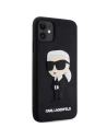 Wholesale Karl Lagerfeld KLHCN613DRKINK Apple iPhone 11/XR black hardcase Rubber Ikonik 3D - KLD1588 - {ean13} - Hurt