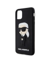 Hurtownia GSM - Etui Karl Lagerfeld KLHCN613DRKINK Apple iPhone 11/XR schwarz/black hardcase Rubber Ikonik 3D - KLD1588 - {ean13} - Hurt