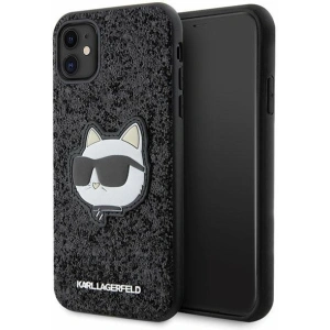 Hurtownia GSM - Etui Karl Lagerfeld KLHCN61G2CPK Apple iPhone 11/XR negru/black hardcase Glitter Choupette Patch - KLD1589 - {ean13} - Hurt
