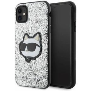 Hurtownia GSM - Etui Karl Lagerfeld KLHCN61G2CPS Apple iPhone 11/XR argintiu/silver hardcase Glitter Choupette Patch - KLD1590 - {ean13} - Hurt
