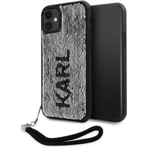 Hurtownia GSM - Etui Karl Lagerfeld KLHCN61PSQRKS Apple iPhone 11/XR argintiu/silver hardcase Sequins Cord - KLD1591 - {ean13} - Hurt