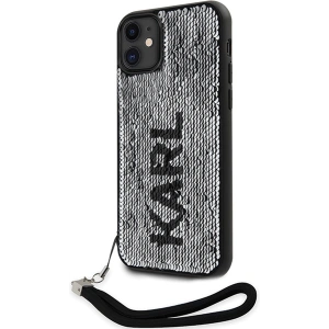 Hurtownia GSM - Etui Karl Lagerfeld KLHCN61PSQRKS Apple iPhone 11/XR argintiu/silver hardcase Sequins Cord - KLD1591 - {ean13} - Hurt