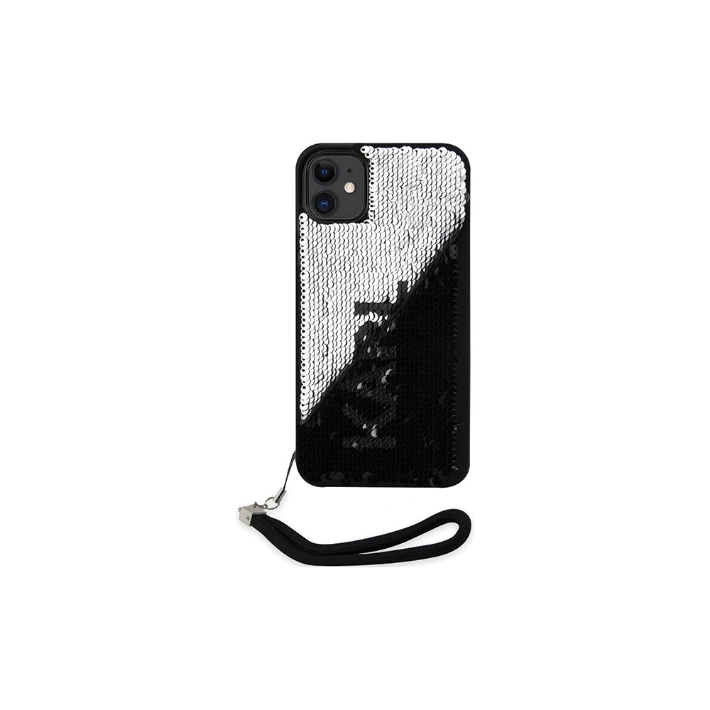 Hurtownia GSM - Etui Karl Lagerfeld KLHCN61PSQRKS Apple iPhone 11/XR argintiu/silver hardcase Sequins Cord - KLD1591 - {ean13} - Hurt