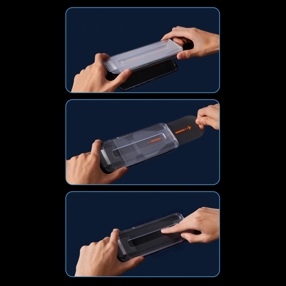 Hurtownia GSM - Gehärtetes Glas Baseus Privacy 0.4mm Glas Apple iPhone 14 Pro Max + Montage-Rahmen - BSU4372 - {ean13} - Hurt