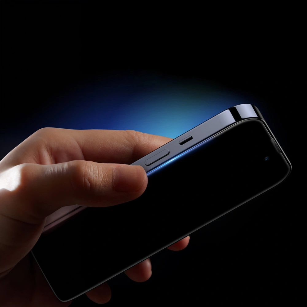 Wholesale Baseus Privacy 0.4mm Glass Apple iPhone 14 Pro Max + mounting frame - BSU4372 - {ean13} - Hurt