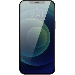 Szkło hartowane Baseus Privacy 0.3mm Glass Apple iPhone 12/12 Pro + ramka montażowa