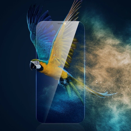 Szkło hartowane Baseus Privacy 0.3mm Glass Apple iPhone 12/12 Pro + ramka montażowa