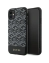 Etui Guess GUHMN61HGCFSEK Apple iPhone 11/XR negru/black hardcase GCube Stripes MagSafe