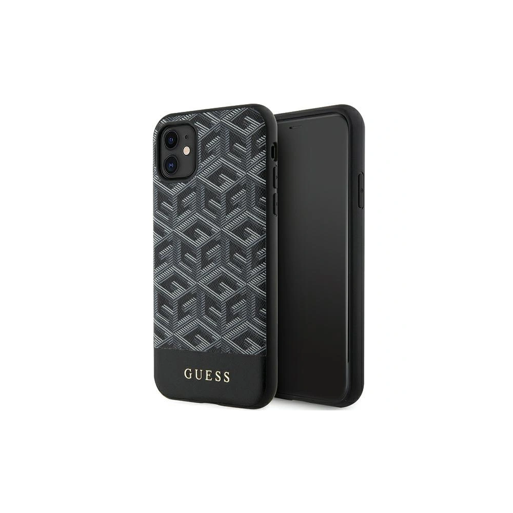 Hurtownia GSM - Etui Guess GUHMN61HGCFSEK Apple iPhone 11/XR negru/black hardcase GCube Stripes MagSafe - GUE2624 - {ean13} - Hurt