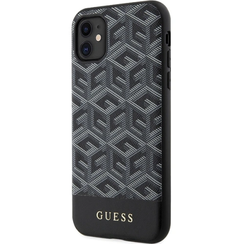 Etui Guess GUHMN61HGCFSEK Apple iPhone 11/XR czarny/black hardcase GCube Stripes MagSafe