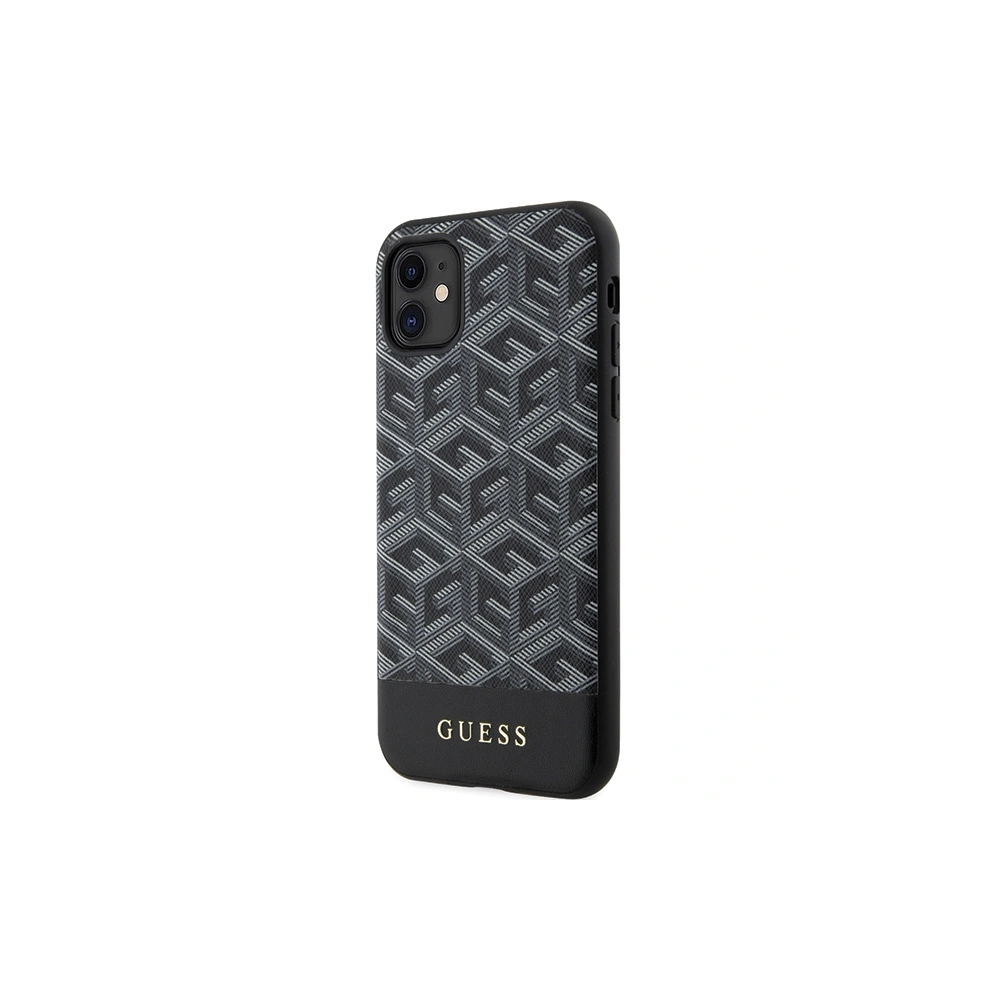 Hurtownia GSM - Etui Guess GUHMN61HGCFSEK Apple iPhone 11/XR negru/black hardcase GCube Stripes MagSafe - GUE2624 - {ean13} - Hurt