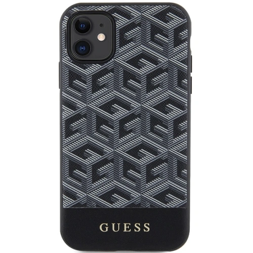 Etui Guess GUHMN61HGCFSEK Apple iPhone 11/XR czarny/black hardcase GCube Stripes MagSafe