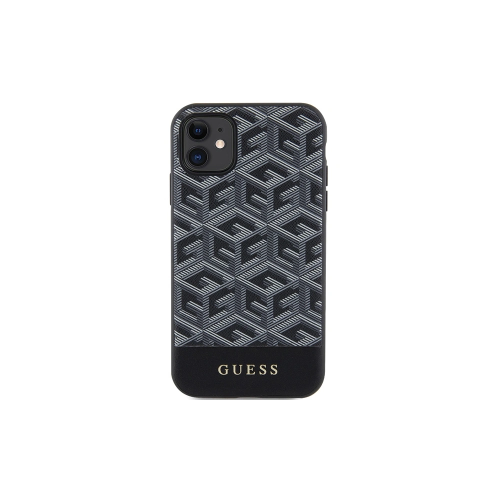Hurtownia GSM - Etui Guess GUHMN61HGCFSEK Apple iPhone 11/XR negru/black hardcase GCube Stripes MagSafe - GUE2624 - {ean13} - Hurt