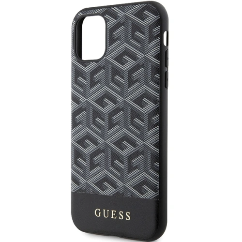 Etui Guess GUHMN61HGCFSEK Apple iPhone 11/XR czarny/black hardcase GCube Stripes MagSafe
