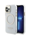 Etui Guess GUHMP12MHTRMD Apple iPhone 12/12 Pro złoty/gold hardcase Metal Outline Magsafe