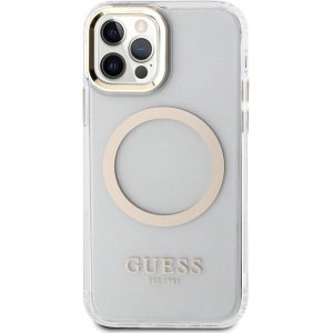 Hurtownia GSM - Etui Guess GUHMP12MHTRMD Apple iPhone 12/12 Pro zlatý/gold hardcase Metal Outline Magsafe - GUE2625 - {ean13} - Hurt