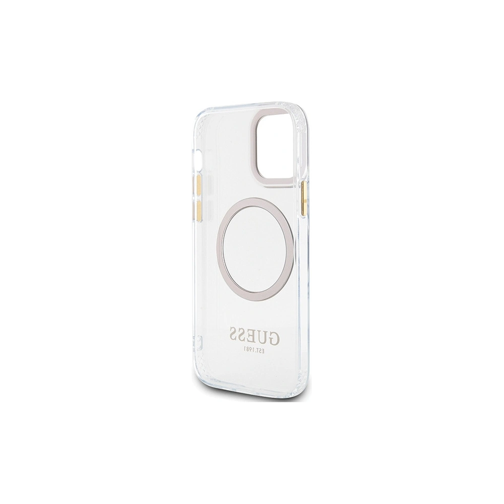 Hurtownia GSM - Etui Guess GUHMP12MHTRMD Apple iPhone 12/12 Pro gold/hardcase Metal Outline Magsafe - GUE2625 - {ean13} - Hurt
