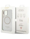 Hurtownia GSM - Etui Guess GUHMP12MHTRMD Apple iPhone 12/12 Pro gold/hardcase Metal Outline Magsafe - GUE2625 - {ean13} - Hurt