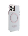 Hurtownia GSM - Etui Guess GUHMP12MHTRMP Apple iPhone 12/12 Pro rosa/pink harte Hülle Metallrand Magsafe - GUE2626 - {ean13} - Hurt