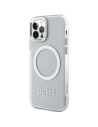 Hurtownia GSM - Etui Guess GUHMP12MHTRMS Apple iPhone 12/12 Pro ezüst/silver kemény tok Metal Outline Magsafe - GUE2627 - {ean13} - Hurt
