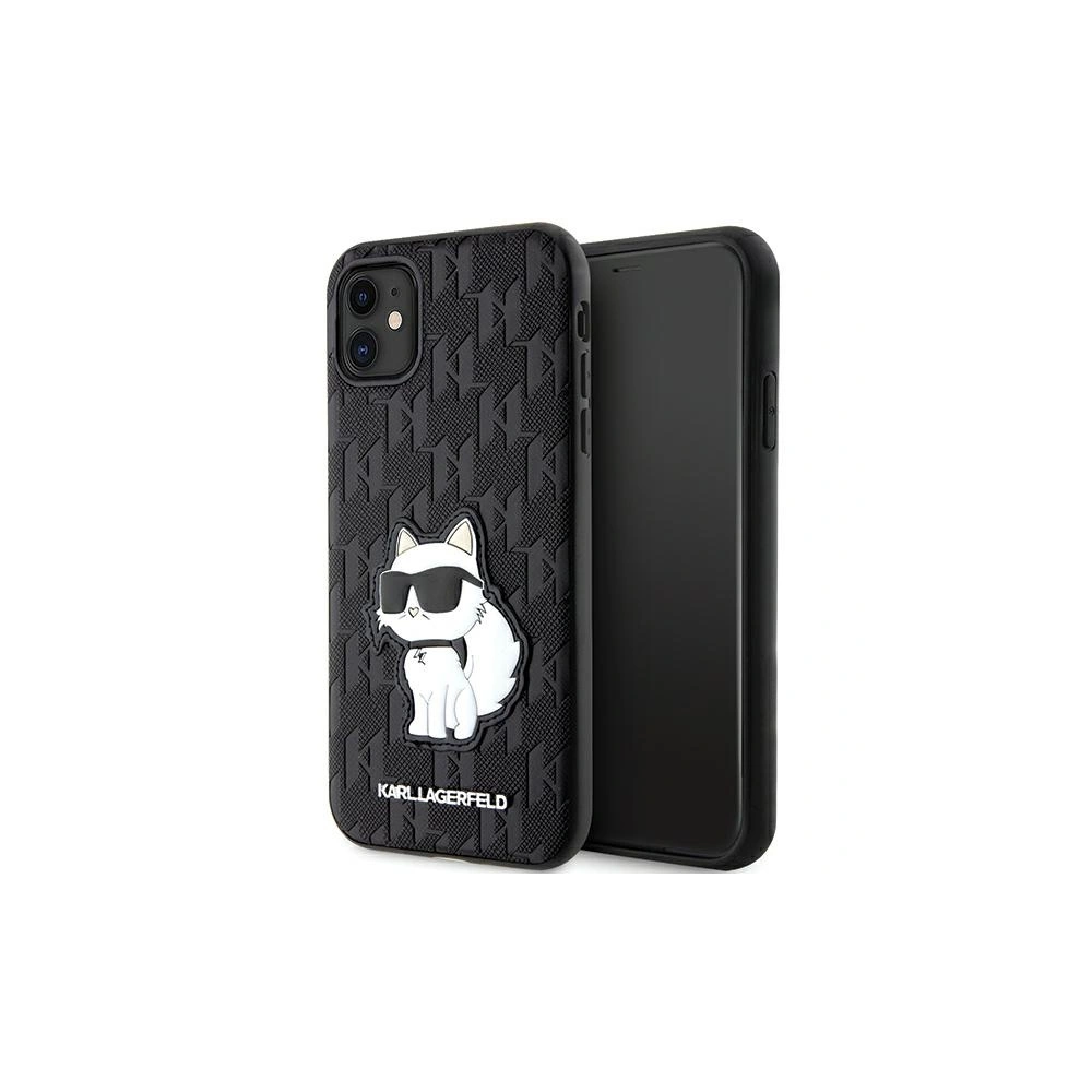 Wholesale Karl Lagerfeld KLHCN61SAKHPCK Apple iPhone 11/XR black Saffiano Monogram Choupette - KLD1592 - {ean13} - Hurt